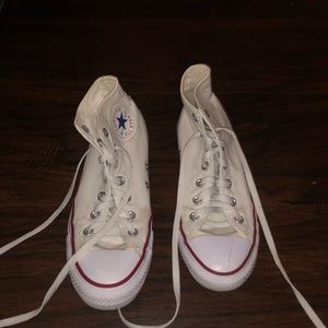white high top converse